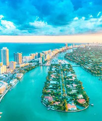 Miami beach skyline– Fly Cheap Fares